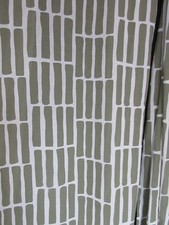 IKEA Skogsstjärna Gardinen 145x300cm  grün/weiß 2 Schals blickdicht