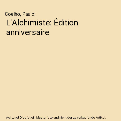 Alchimiste édition - l'alchimiste:,