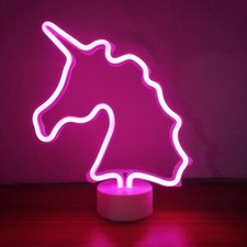 Party LED Neon Einhorn Lampe