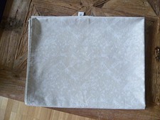 Tchibo Tischdecke beige weiß Baumwolle 130 x 160 cm NEU