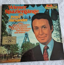  Doppel-LP, Peter Alexander,  Wiener Spaziergänge, gebraucht aus Nachlass