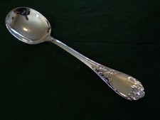 Christofle Modell MARLY ein Bouillonlöffel / Sahnelöffel 16 cm versilbert TOP