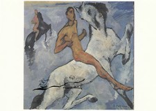 Kunstkarte: Heinrich Nauen - Schwemmereiter