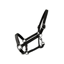 Lederhalfter unterlegt verstellbar an Nase und Genick Shetty bis XFull schwarz