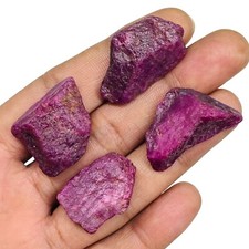 4 Stück Natürliche Rubin Roh