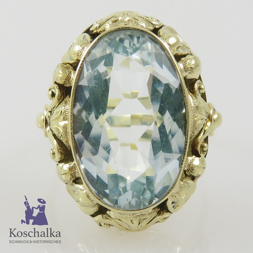 Vintage 585er gelbgold ring - vintage,