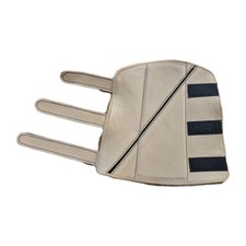 Leder armschutz beige - leder,