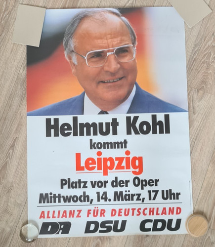 Rarität cdu wahlplakat - rarität, helmut