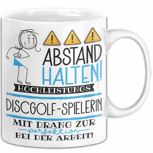 Discgolf spielerin tasse - discgolf-spielerin,