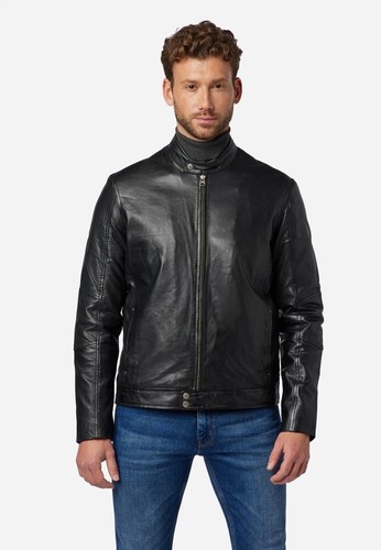 Herren lederjacke johnson - herren,