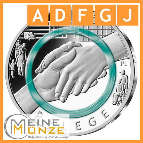 Euro münze pflege 2022 - münze,