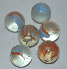 Konvolut riesige alte DDR Glasmurmeln Murmeln Marbles Einschlüsse Luftblasen