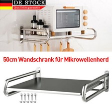 Mikrowellenhalter Mikrowellen Halterung Halter Microwelle Wandhalter+ 5 Häkchen