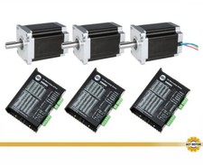 3Axis Schrittmotor Nema34 StepperMotor 1132oz-in φ12.7mm 5A 114mm keyway CNC ACT