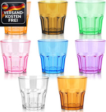 8 Stück Kunststoffbecher