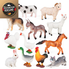 SIENON 12 Stück Farmtiere