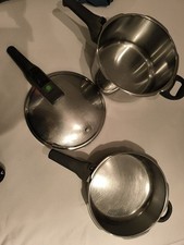 Sicomatic Topf Schnellkochtopf 2 Stück mit 1 Deckel 