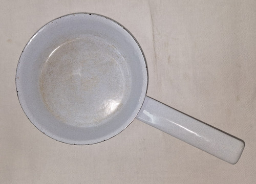Alte ddr pfanneemaille - x,