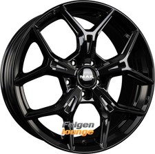 4 Alufelgen MAK EPICA Gloss Black 7x17 ET40 5x110 17 Zoll