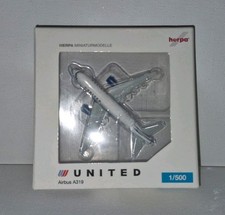 Herpa Wings 1:500 517911 Airbus A319 United Airlines (Old Livery)