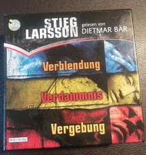 Stieg Larsson Millenium Trilogie Hörbücher alle 3 Teile Dietmar Bär 24er CD Box
