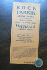 MOTÖRHEAD & GIRLSCHOOL 1989 Concert Ticket Konzertkarte Rockfabrik Ludwigsburg