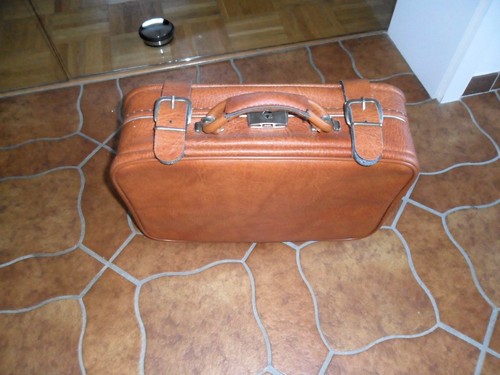 Kleiner koffer vintage 70er - koffer,