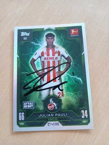 Match attax signiert julian - match,