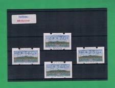 Hellblaues Klischee ATM-Satz NAGLER Vollst. OA 70+160+250+340 mit Nummer! R