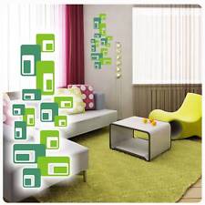 Retro Cubes  Ecken Vintage Wandtattoo Wandaufkleber Wohnzimmer Küche Bad WC W064