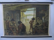 alte Schul Wandkarte -