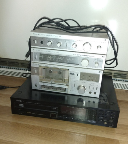 Sanyo vintage stereoanlage a10 - vintage,