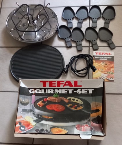 Tefal gourmet set raclette - gourmet-set, mit