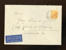 BERLIN Nr.27 LUFTPOST-BRIEF BERLIN 13.8.1949 - FÜRTH BAYERN !!! (972102)
