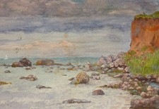 Meeresbrandung am Strand von