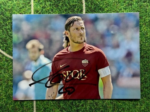 Francesco totti signiert foto - totti,
