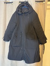 Wintermantel Schwarz mit Kapuze, Größe XXL Von C&A Neu