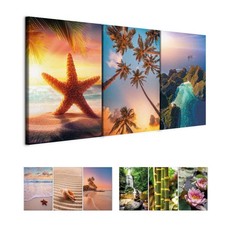 Wandbild Set 3 tlg Groß