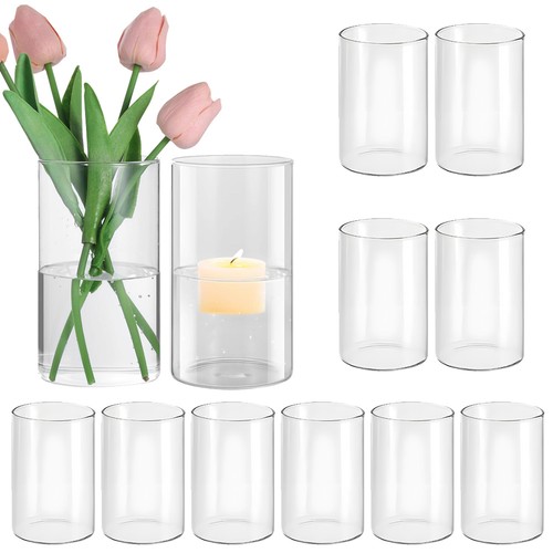 Zylinder glasvase set - glasvase, vasen