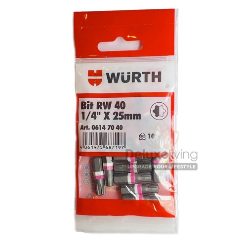 Würth 10x bit - 40,