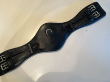 Passier anatomisch geformter Ledersattelgurt Kurzgurt schwarz 70cm