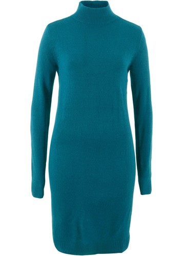 Neu strickkleid mit stehkragen - mit,