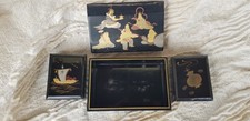 antikes Lackdosen-Set Japan 7