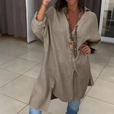 Übergröße Damen V-Neck