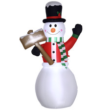 180 cm Aufblasbarer Schneemann