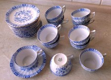 ** Seltmann Weiden, China blau, Tassen und Unterteller  **