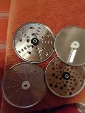 Krups 4 Raspelscheiben Reibescheiben für Schnitzelwerk 3Mix 3000 - 7000 top!