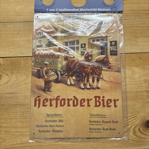 Werbeblechschild der - 1,