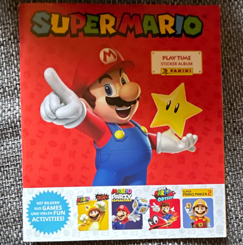 Panini super mario playtime - mario,