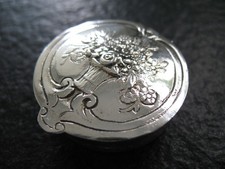 Pillendose Silber 800